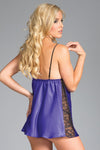 BW1634PR Picture Of Perfection Babydoll - Purple